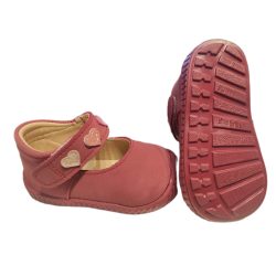   221 Maus Z26 szivecskés sötét rózsa  első lépés  könnyített talpú tanuló szandálcipő lány   méret 19, 18, 