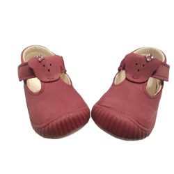   222 Maus, Z6  bordó maci   csillogós díszítéssel első lépés tanuló könnyített talpú szandálcipő ,  lány  méret 19