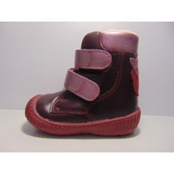   Normál   szőrme béléses Z27 - bordó box csilli  díszítés  méret 19
