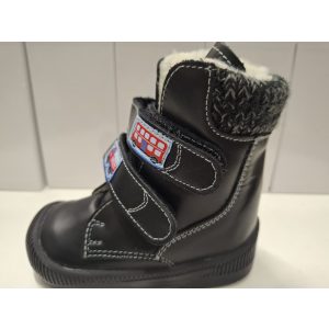 S27 tűzoltó  díszítéssel  feketebox szőrmés  uniszex   bakancs  , méret 21, 22